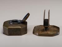 Zodiac Match Holder and Inkwell