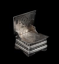 A Russian Silver Master Salt