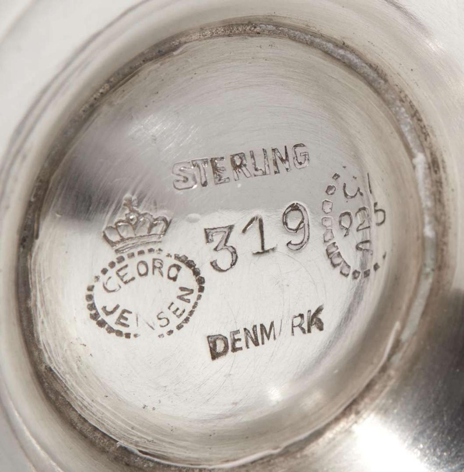 Georg Jensen A Group of Sterling Silver Tablewares, Denmark, 1915-post 1945