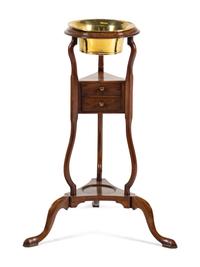 An English Walnut Jardiniere Stand