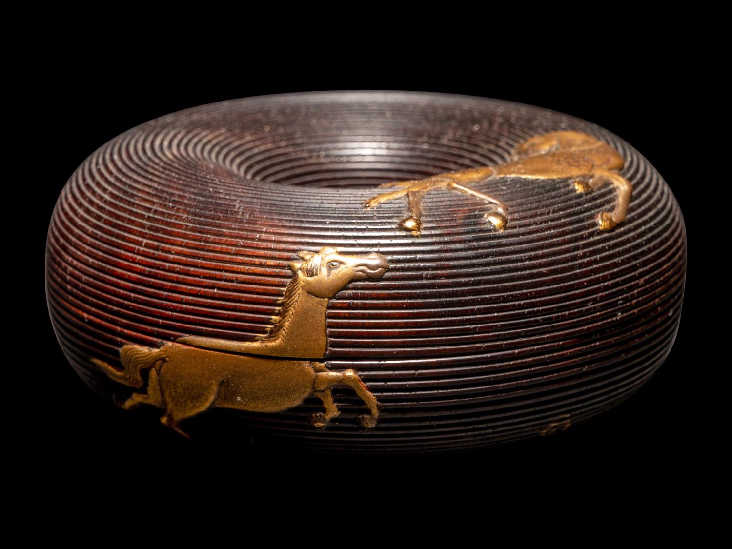 A Japanese Lacquered Wood Box