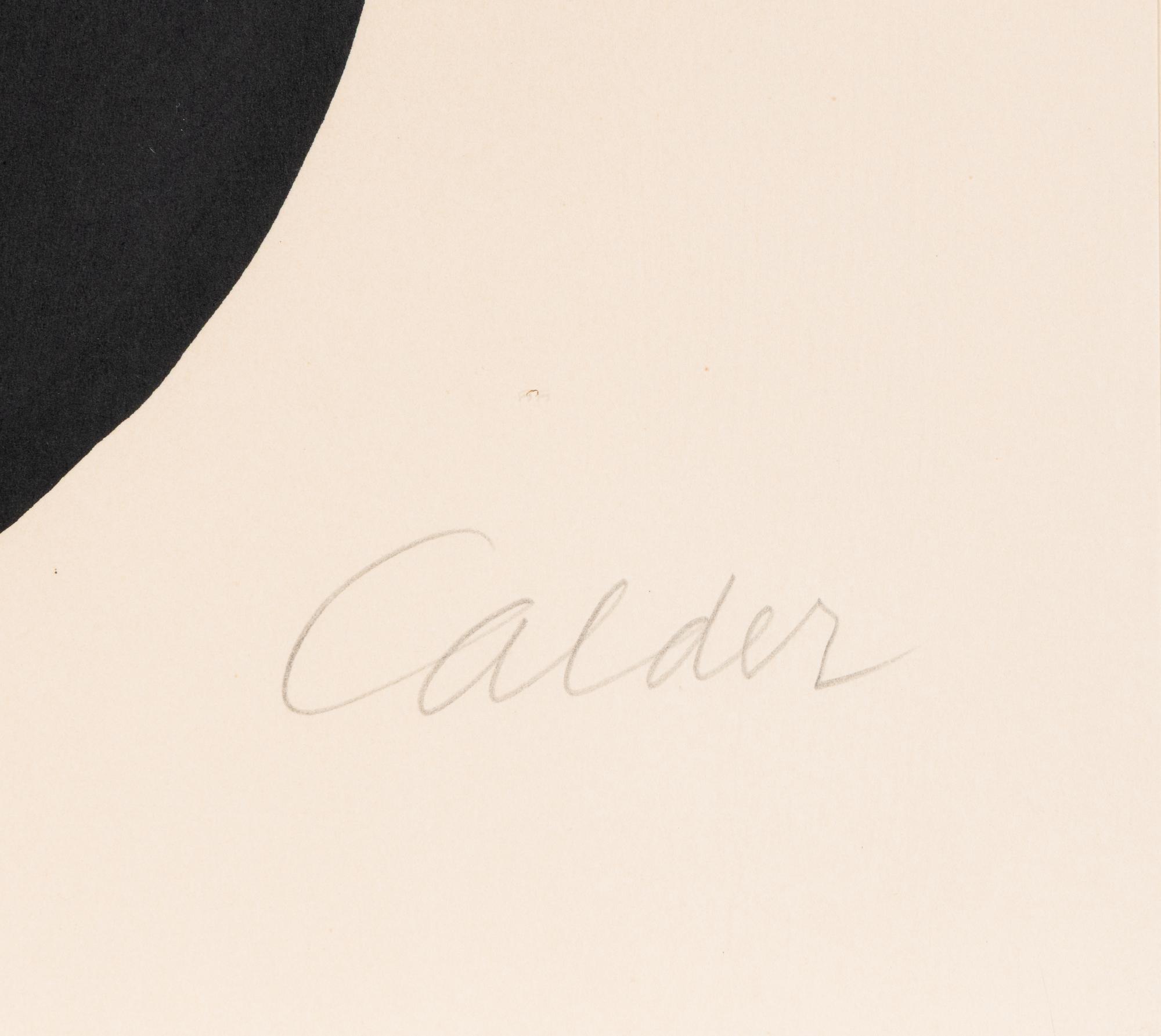 Alexander Calder (American, 1898–1976) — Black Moon and Red Sun, ca. 1970