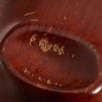 Emil Milan (American, 1922-1985) Carved Footed Bowl, Honduras/USA, circa 1964