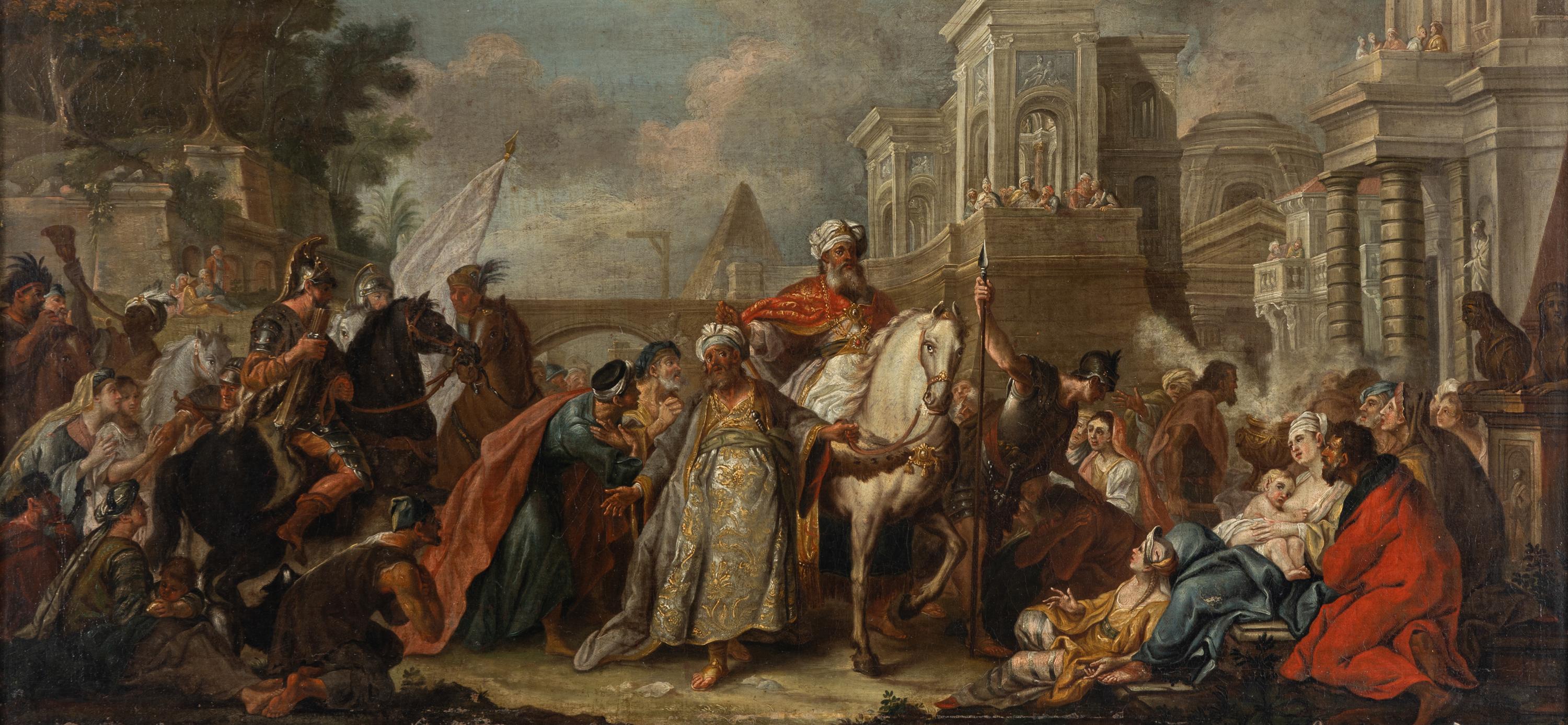 After Jean Francois Troy (French, 1679-1752) — The Triumph of Mordecai