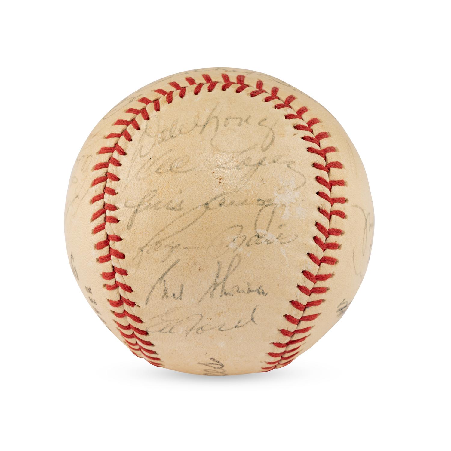 A 1962 New York Yankees Team Signed Autograph Baseball (Beckett Authentication Services Letter of Authenticity)