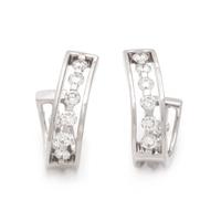 WHITE GOLD AND DIAMOND EARRINGS