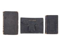 [CIVIL WAR]. New Testament owned by Private Harvy A. Shugh, 96th and 77th Ohio Infantries. [ With :] Two war-time New Testaments.