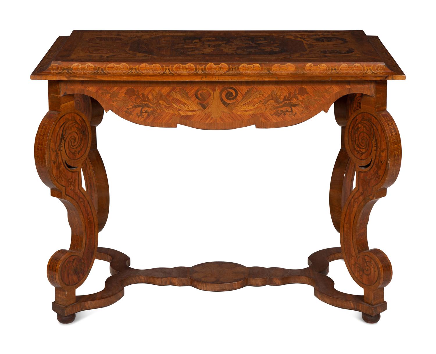 A Dutch Marquetry Center Table