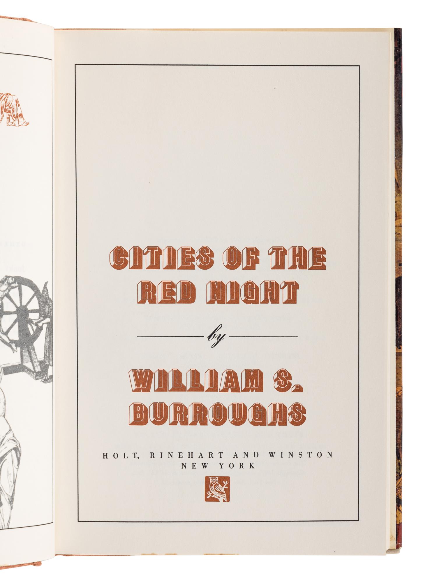 BURROUGHS, William S. (1914-1997). The Last Words of Dutch Schultz: A Fiction in the Form of a Film Script. New York: The Viking Press, 1975.