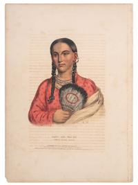 [McKENNEY & HALL]. A group of 3 large folio hand-colored lithographs of Omaha and Iowa. 1836-1838.