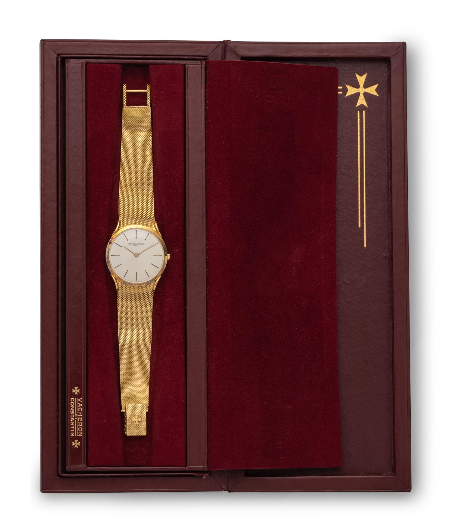 VACHERON & CONSTANTIN, 18K YELLOW GOLD WATCH