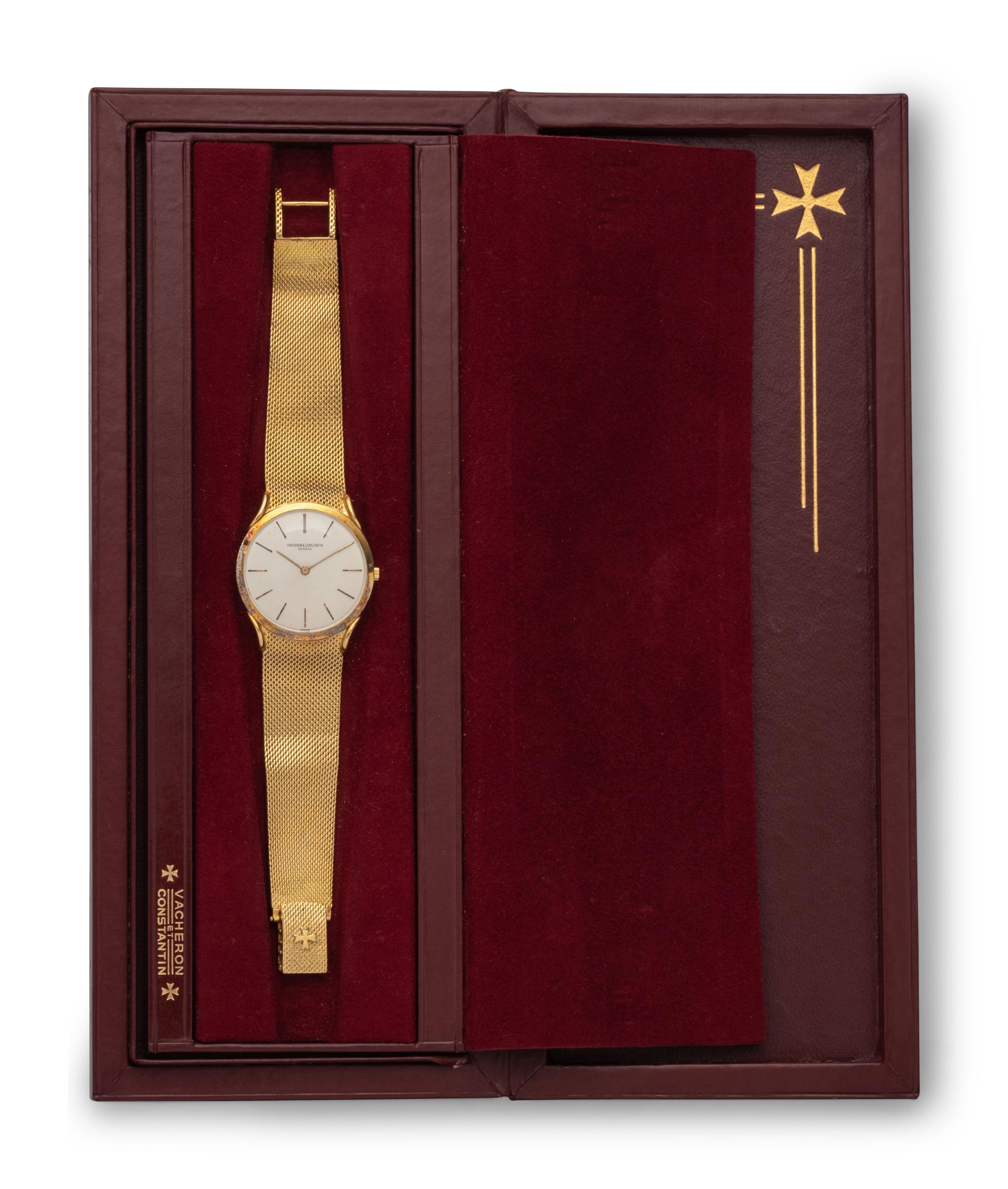 VACHERON & CONSTANTIN, 18K YELLOW GOLD WATCH