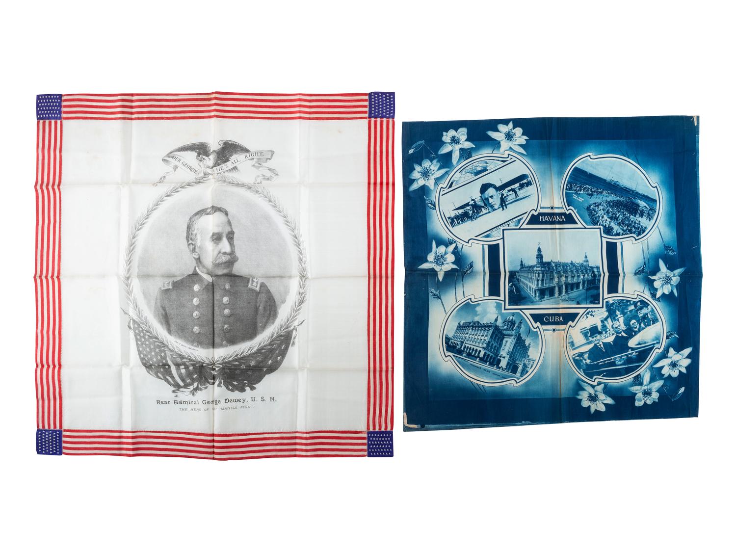[SPANISH AMERICAN WAR] Miscellaneous souvenirs and photographs from one of the shortest declared wars in America.
