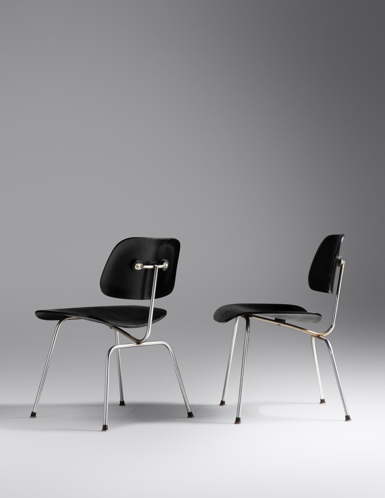 Set of Four DCM Dining Chairs Herman Miller, USA