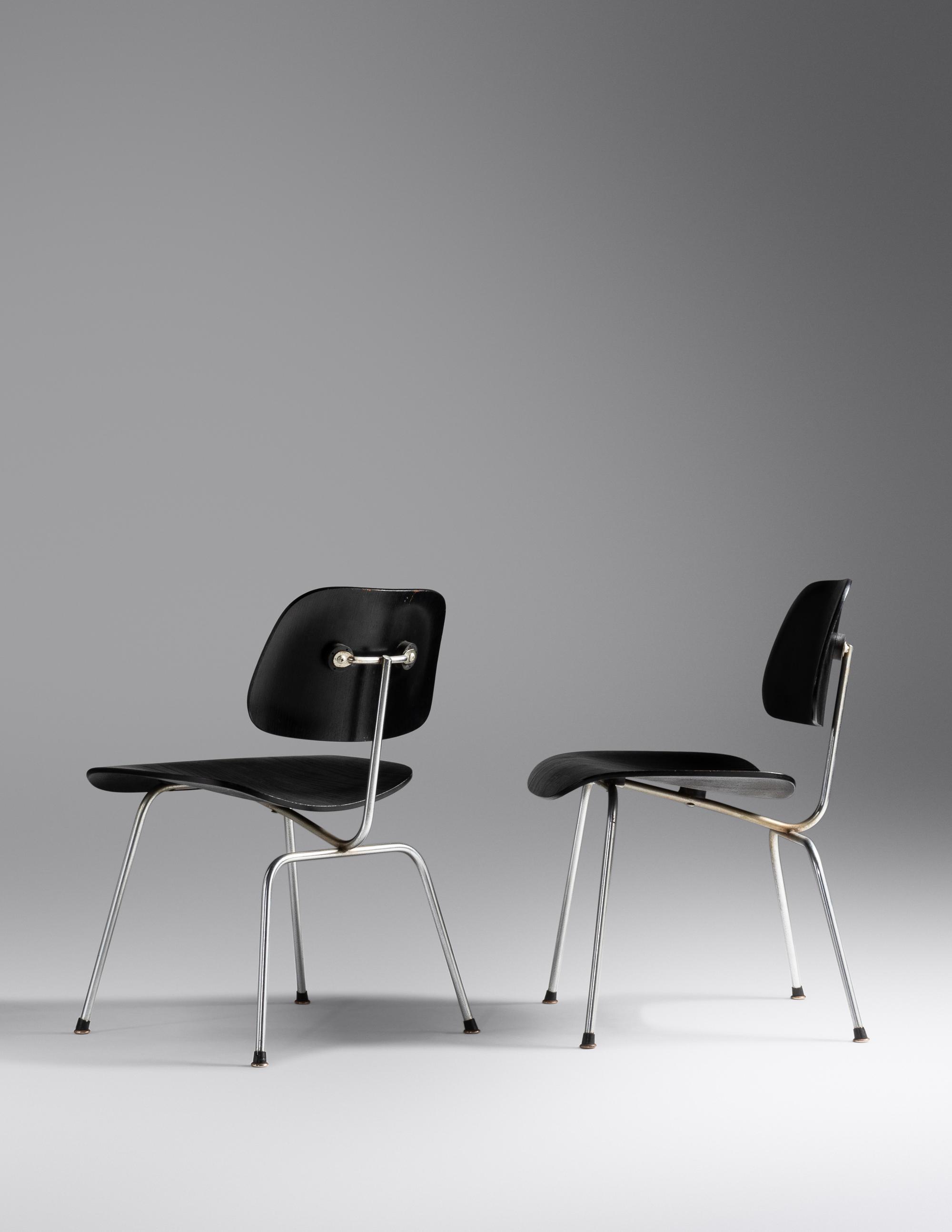 Set of Four DCM Dining Chairs Herman Miller, USA