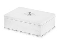 A Johan Rohde Designed Georg Jensen Silver Table Casket