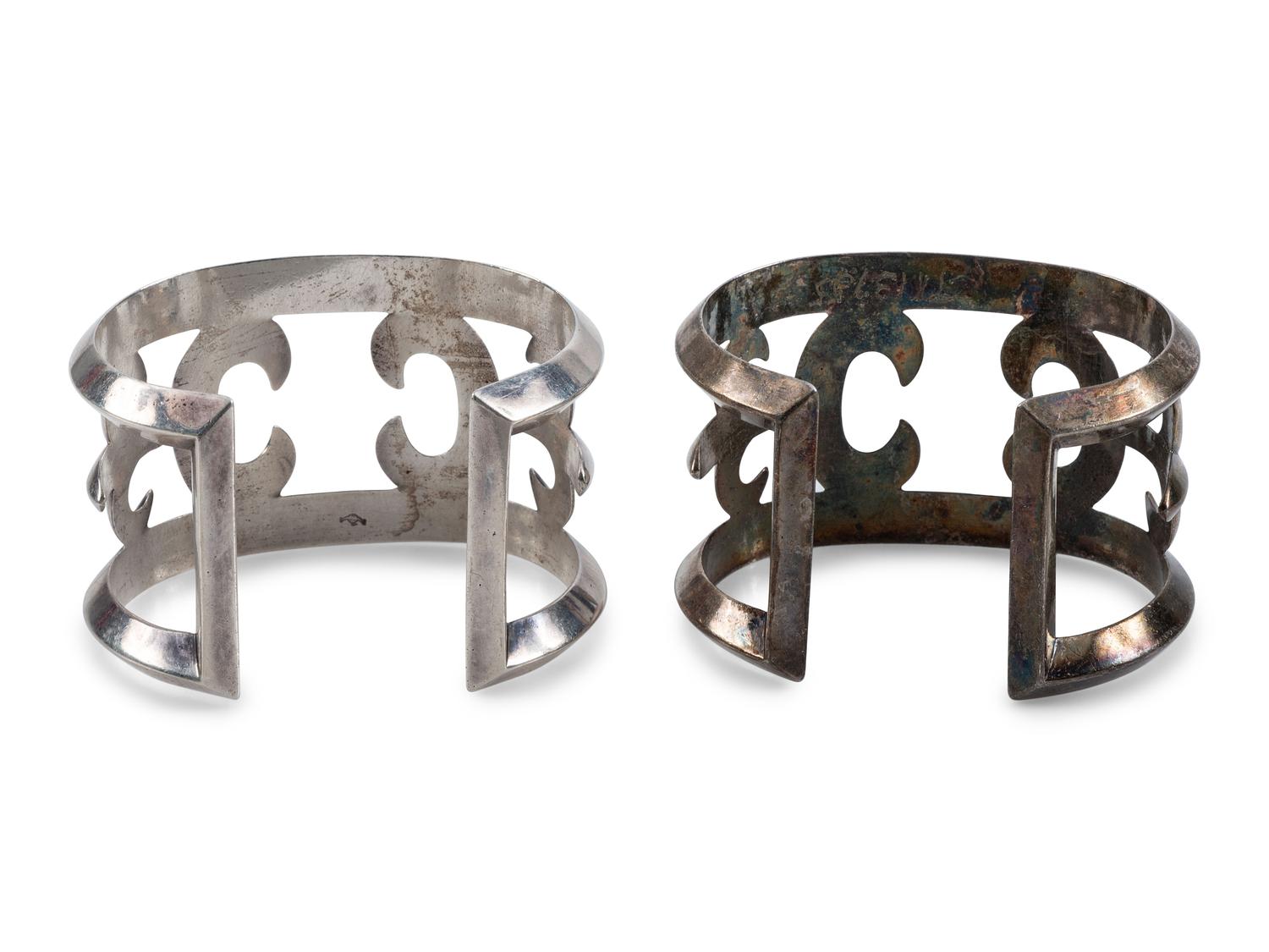 Navajo Arts and Crafts Guild Sandcast Cuff Bracelets