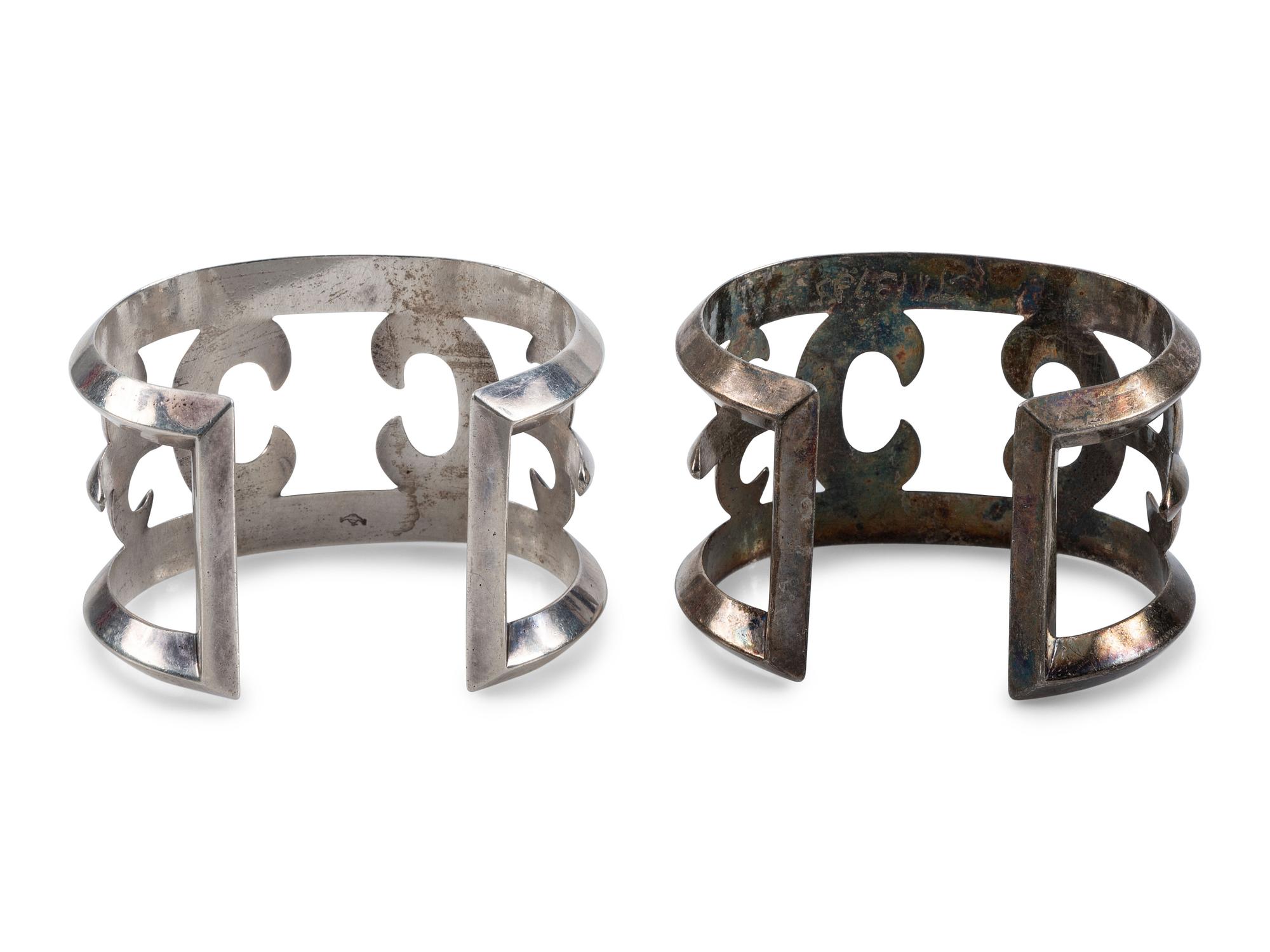 Navajo Arts and Crafts Guild Sandcast Cuff Bracelets