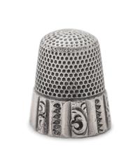 A Collection of Silver Thimbles