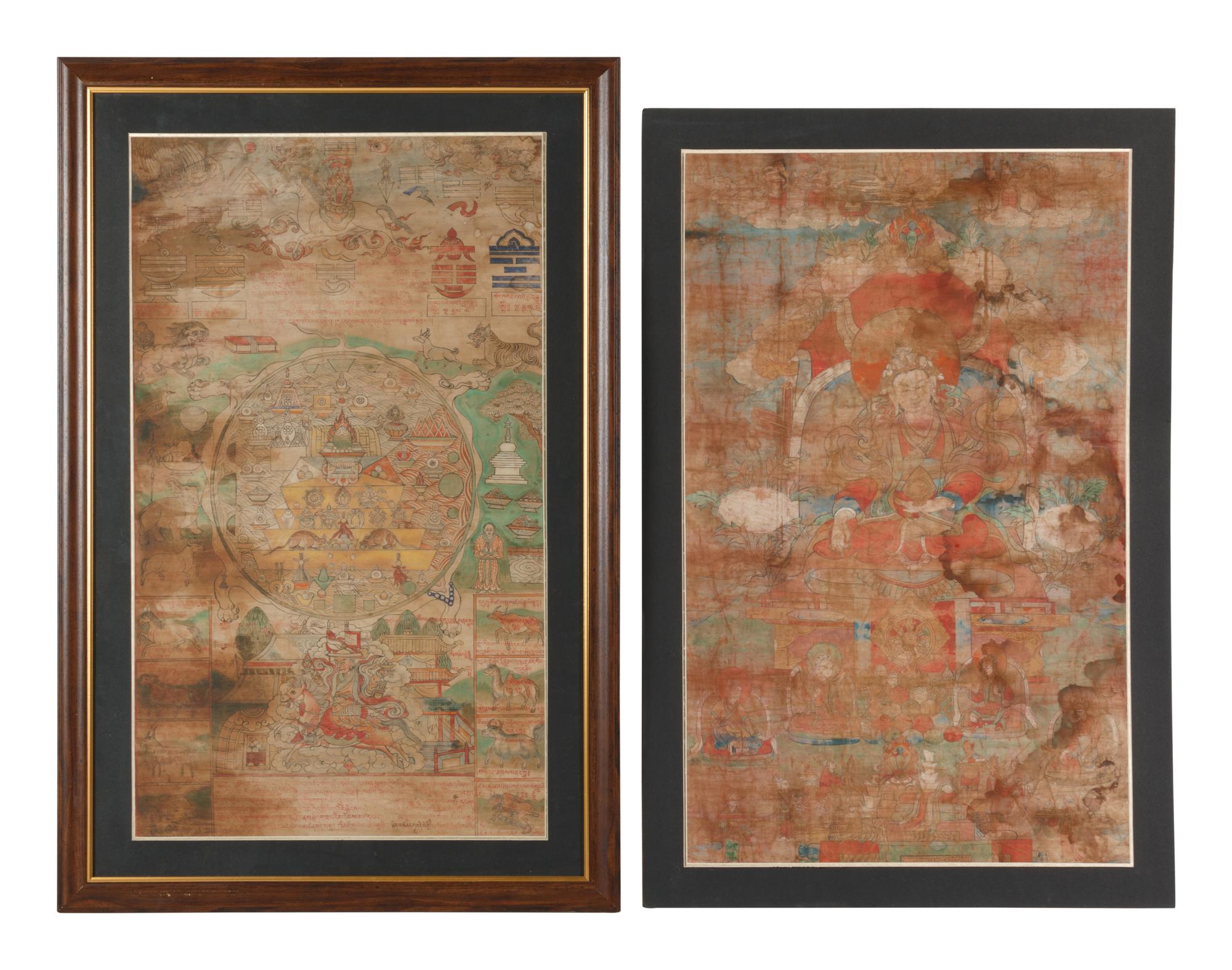 Two Tibetan Thangkas