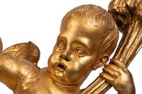 A Pair of Continental Giltwood Cherubs