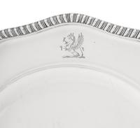 A Set of Twelve English Silver Plates