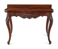 A Classical Mahogany Flip-Top Table