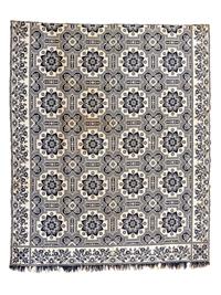 Two Jacquard Coverlets, One by Charles Adolph (American/French, 1815-after 1870)