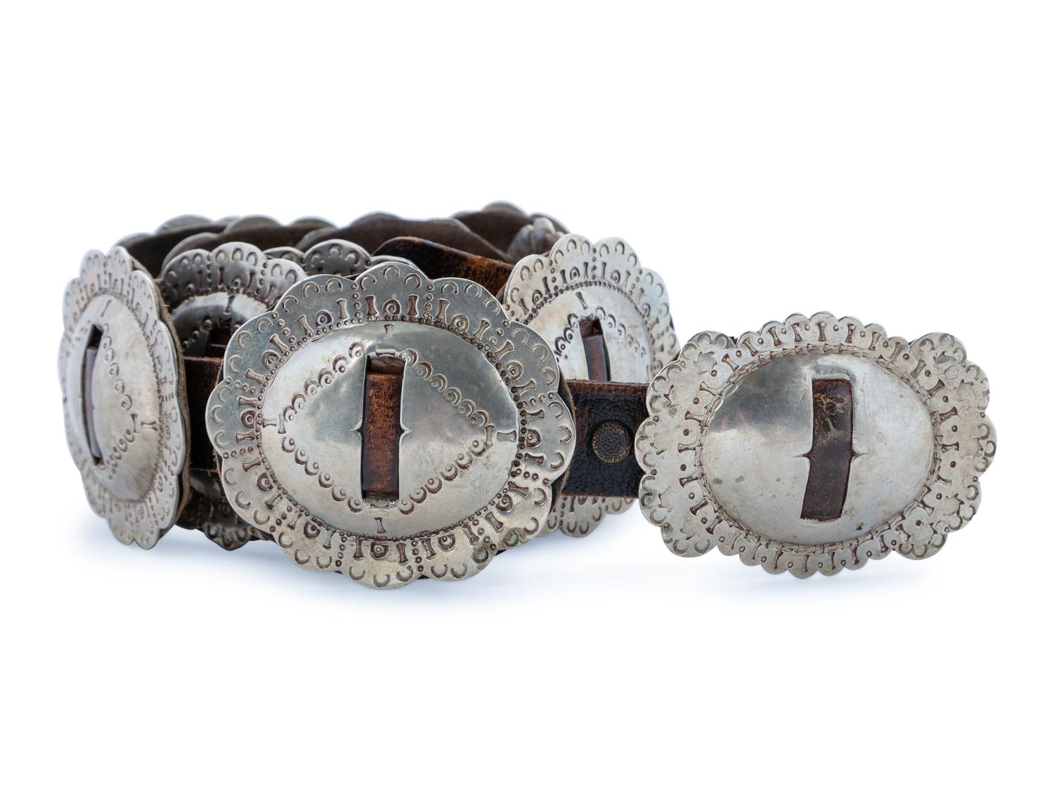 A Navajo Silver Concha