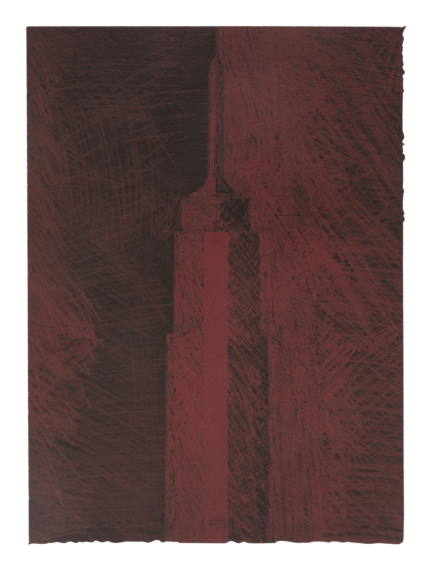 Three Works: Empire State Blue, Empire State Red, Empire State Burgundy