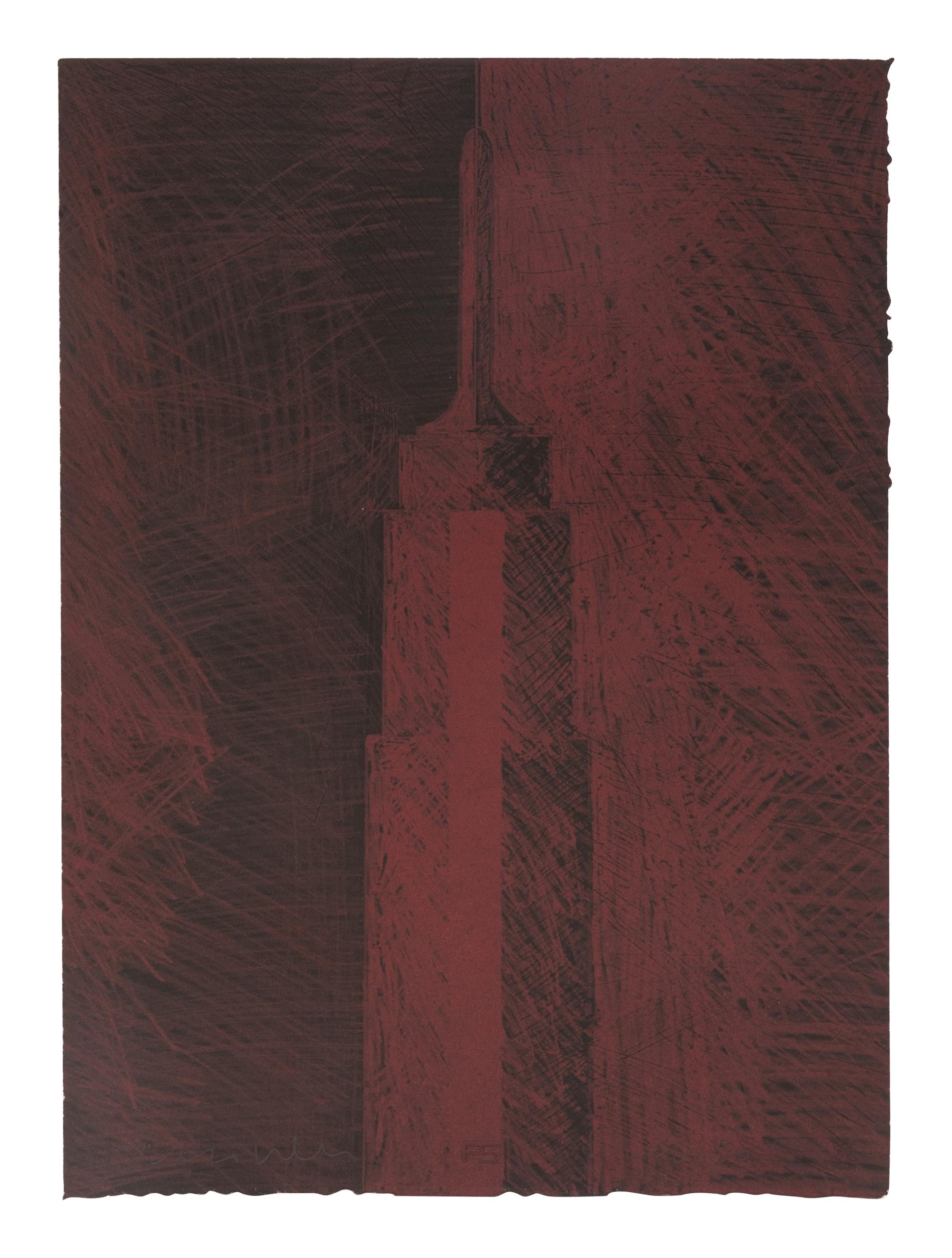 Three Works: Empire State Blue, Empire State Red, Empire State Burgundy