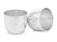 A Pair of American Silver Beakers