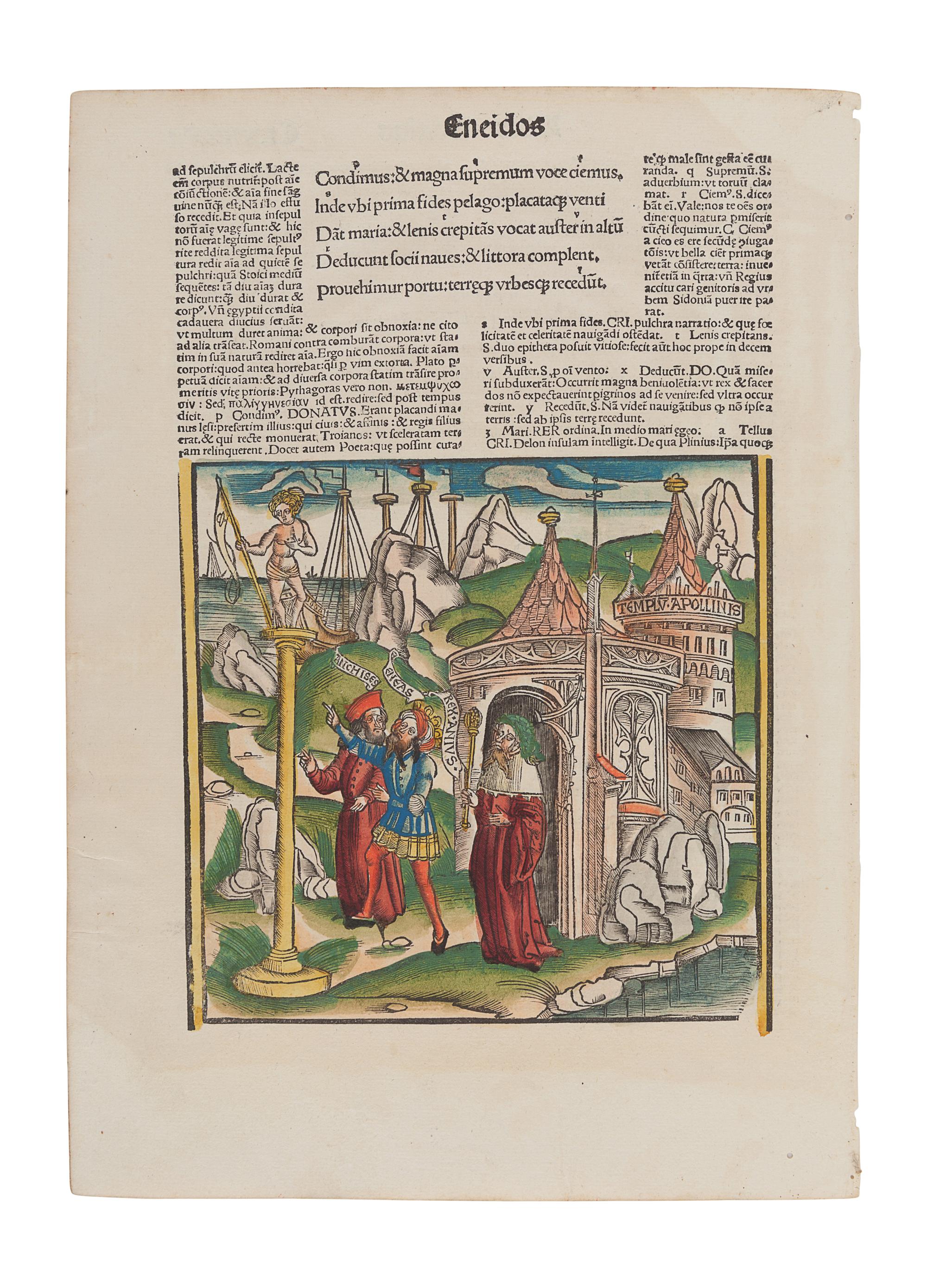 [BOOK ILLUSTRATION -- WOODCUTS]. -- [VERGILIUS MARO, Publius. Opera . Strassburg: Johannes Grüninger, 1502.]