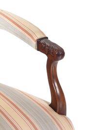 A Set of Four George II Style Carved Mahogany Dining Chairs