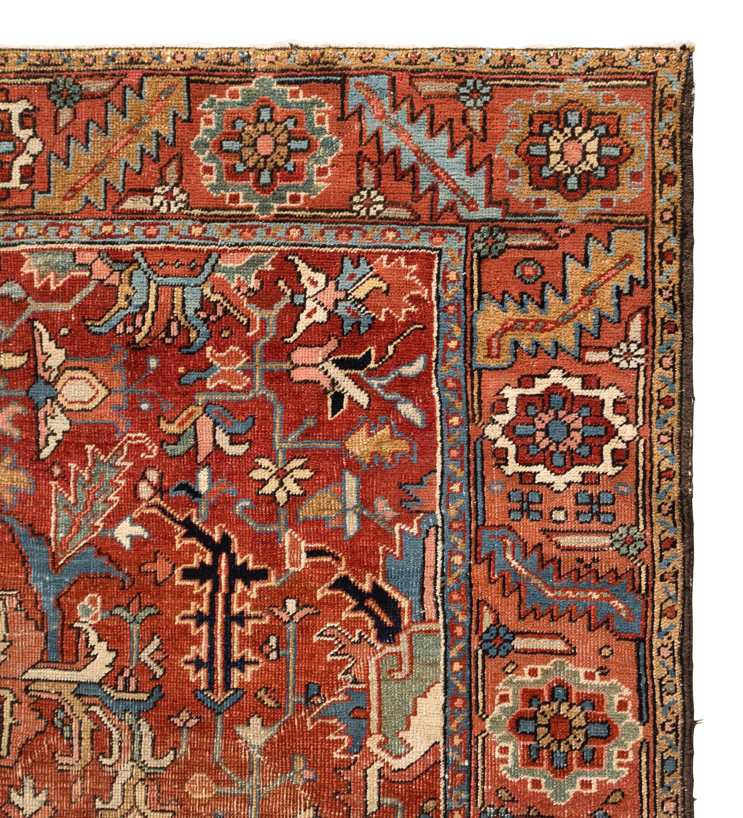A Heriz Rug