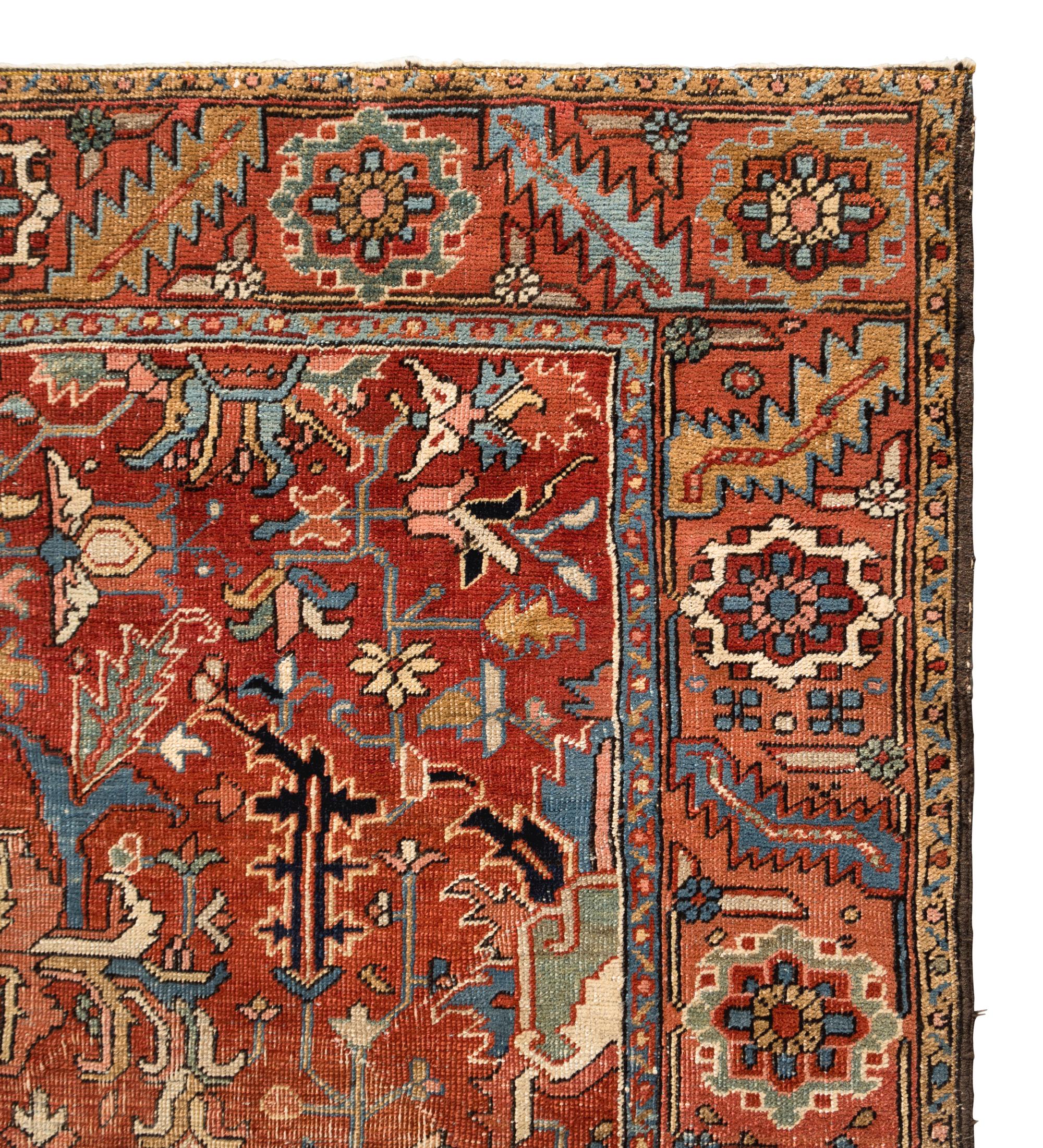 A Heriz Rug