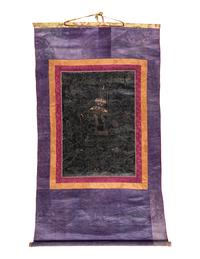 A Tibetan Thangka of Jambhala
