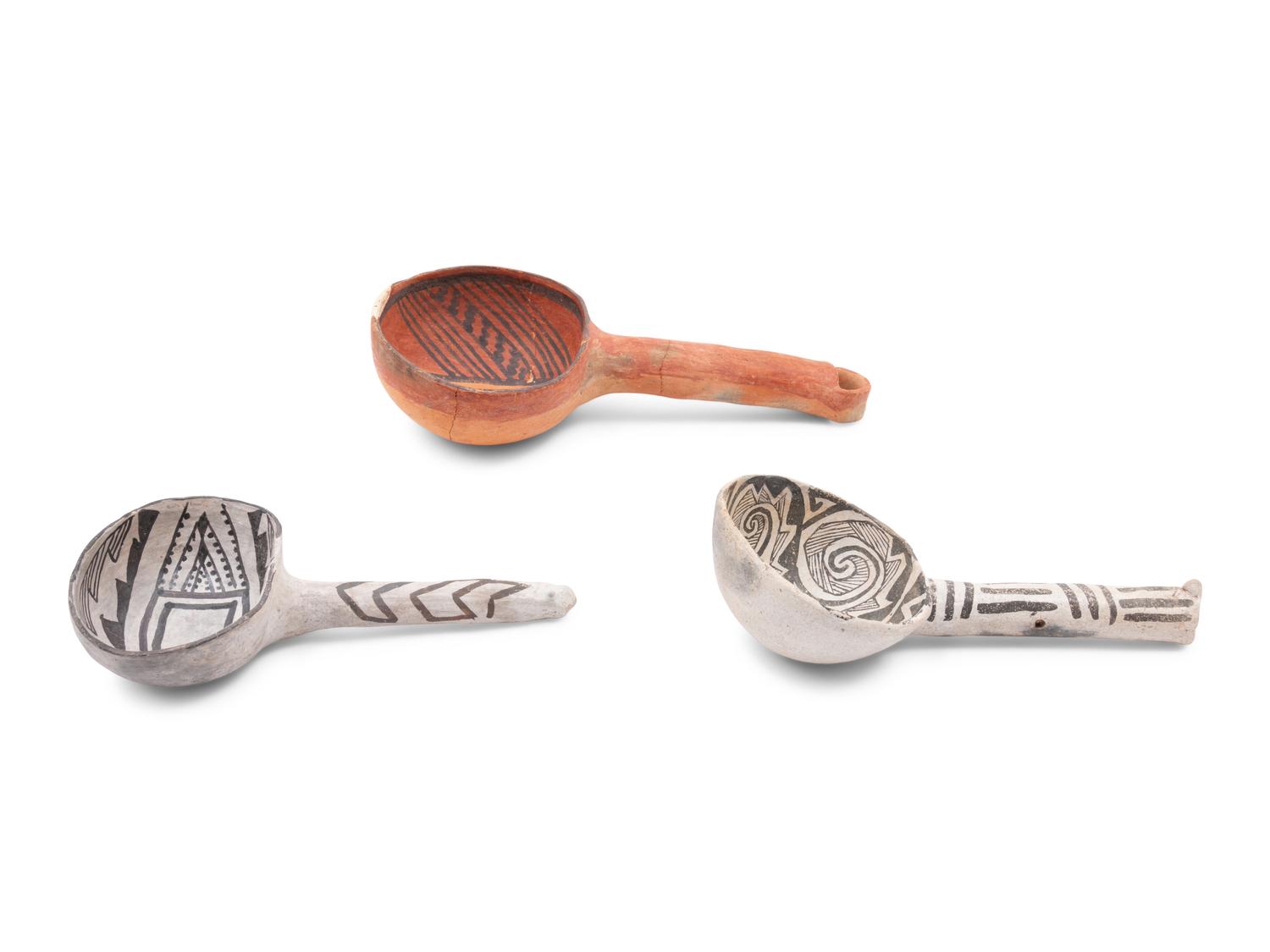 Southwestern Prehistoric Pottery Ladles
