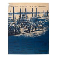 [Music] Posters Promoting Blues Festivals in Indiana, Illinois, Wisconsin, and Washington. Ca 1970s