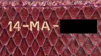 Christian Dior Multicolored Python Small Lady Dior Bag, 2012