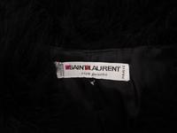 Saint Laurent Rive Gauche Feather Cape