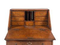A George II Burl Walnut Slant-Front Desk