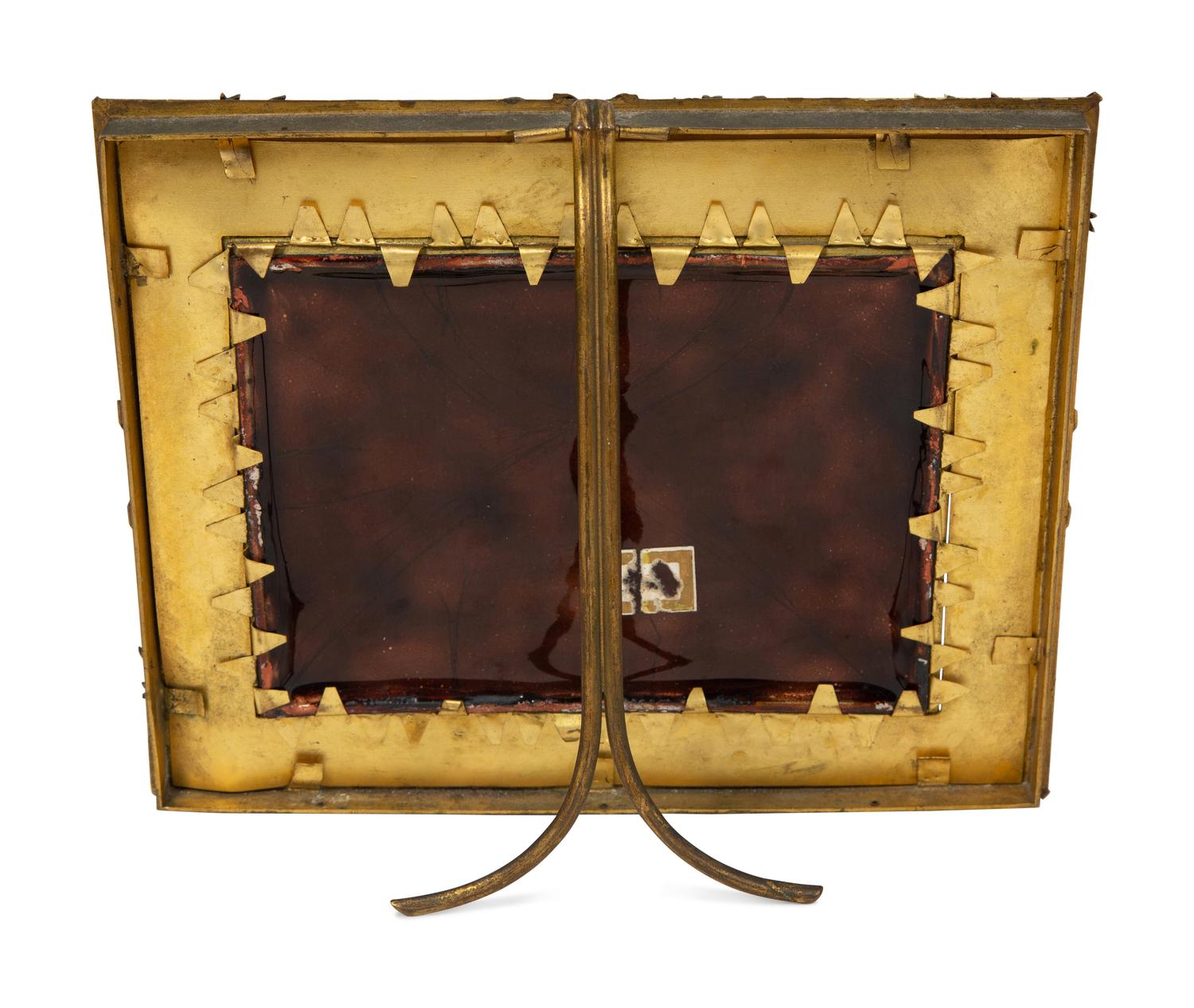 A Limoges Enamel on Copper Plaque