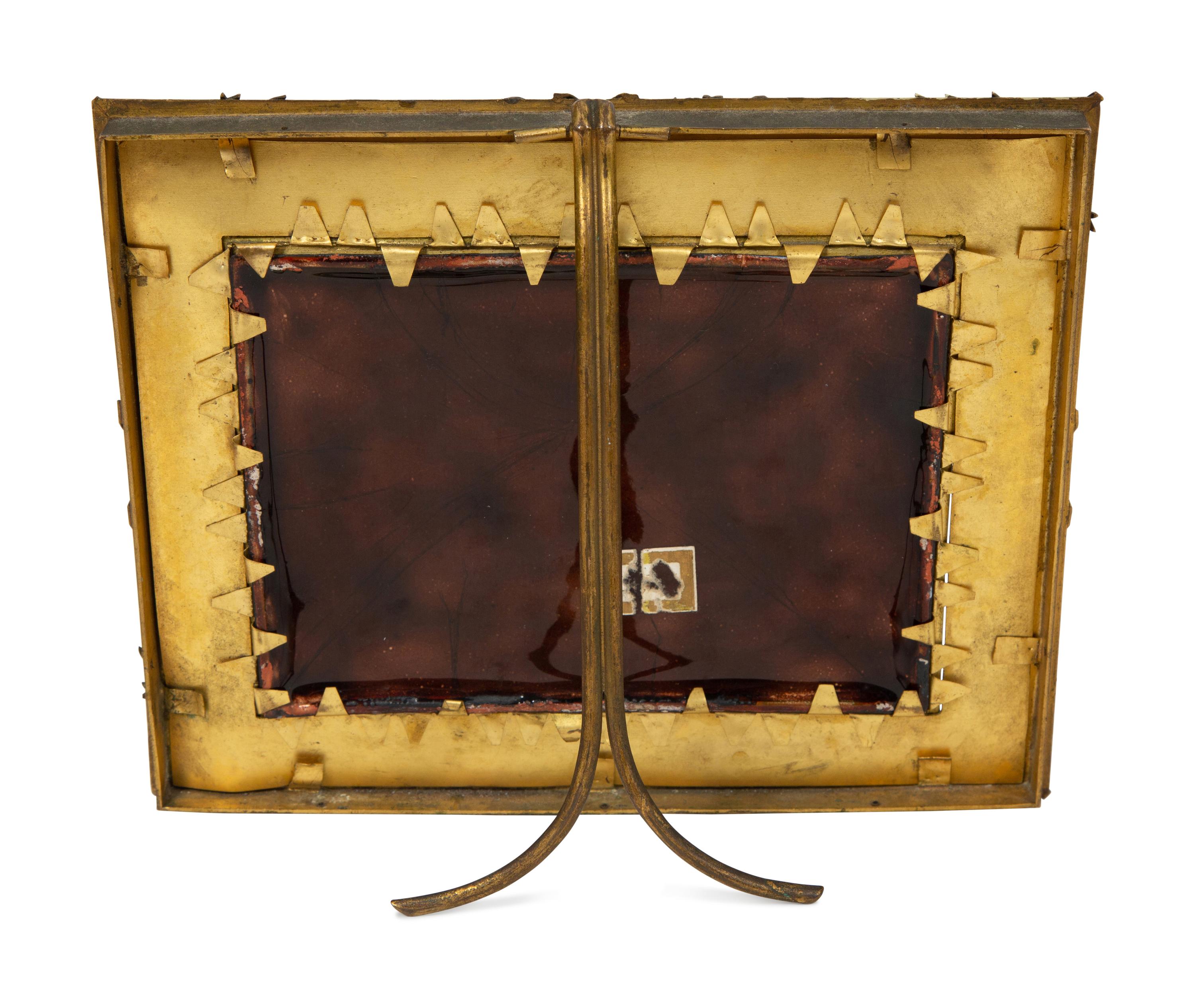 A Limoges Enamel on Copper Plaque