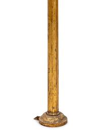 A Pair of Italian Octagonal Giltwood Torchères