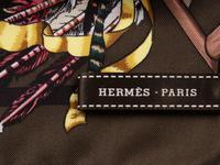 Two Hermès Scarves: One with Four Panels, One Cashmere