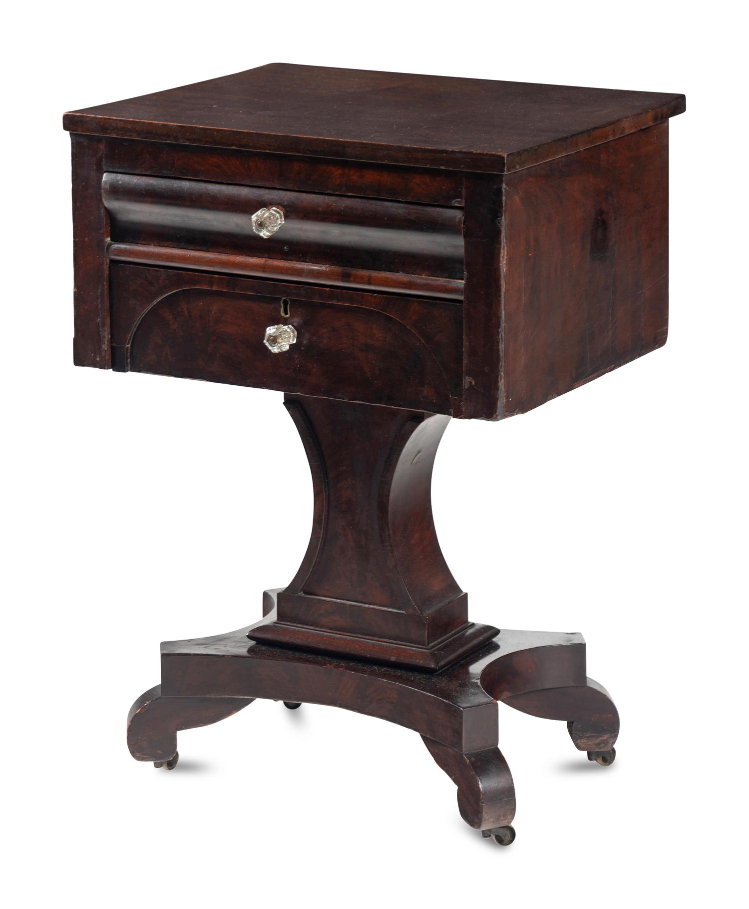 An American Classical Mahogany Bedroom Suite