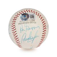 A 1975 Cincinnati Reds Big Red Machine Multi-Signed Autograph Baseball (Beckett Authentication Services Letter),