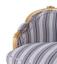 A George III White-Painted and Parcel Gilt Settee