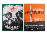 [VIETNAM WAR]. A group of 6 items, incl. anti-war posters and ephemera, comprising: